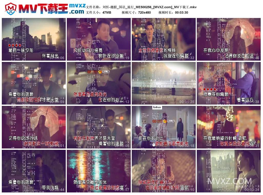 刘忻-翅膀_国语_流行_ME500256